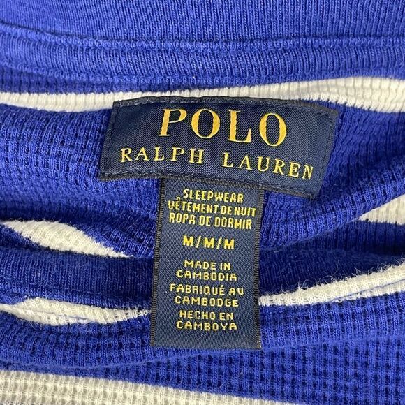 Polo Ralph Lauren Thermal Waffle Knit Long Sleeve Shirt - Women’s M - Picture 5 of 5